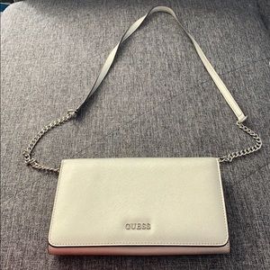 Silver Guess crossbody
